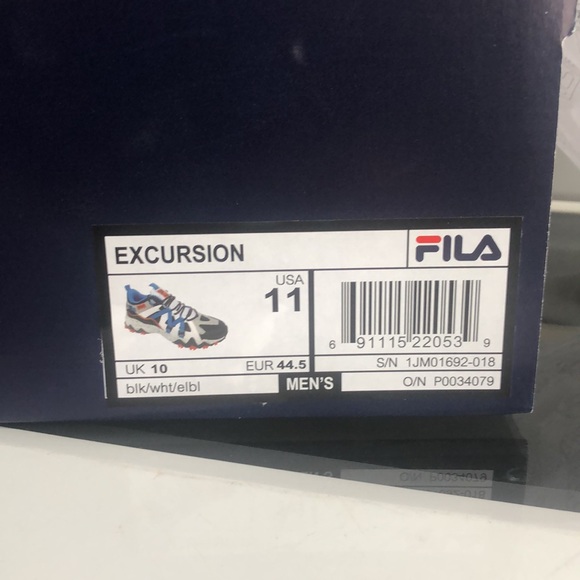 Men’s Fila excursion sneaker, size 11,9, 9.5 - Picture 4 of 4
